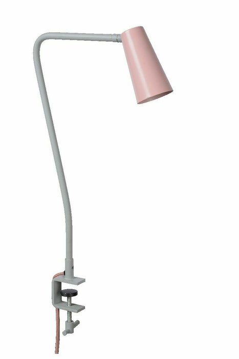 Настольная лампа Bastin 05536/01/66 (металл, цвет розовый) - купить Рабочие лампы по цене 9311.0