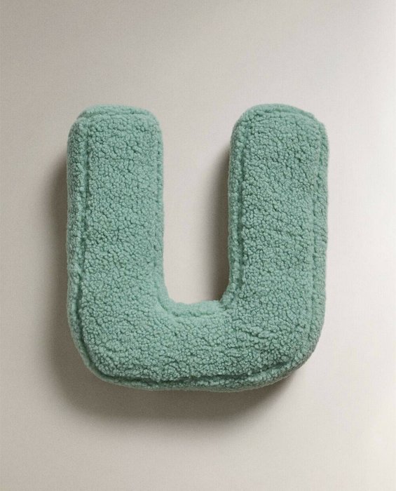 Детская подушка Letter u