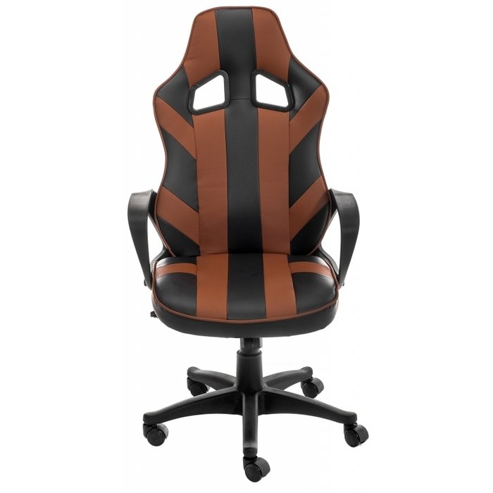 Компьютерное кресло Lambo черно-коричневого цвета - купить Офисные кресла по цене 8290.0