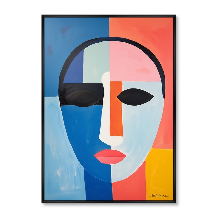 Репродукция картины The Mask collection, Athenian, 2024г.