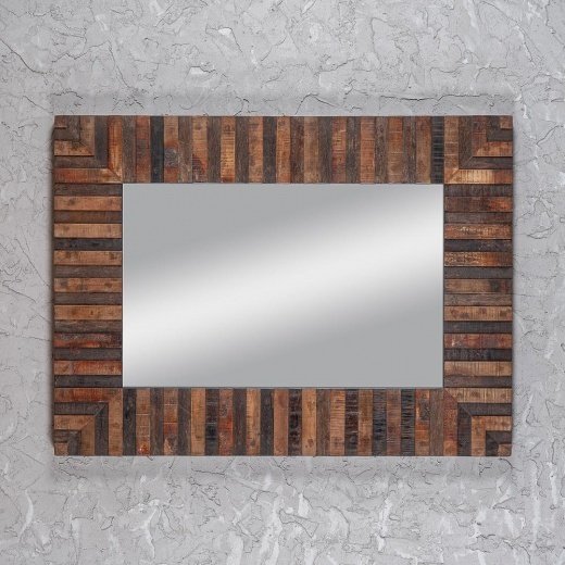 Зеркало настенное в деревянной раме - купить Настенные зеркала по цене 22500.0