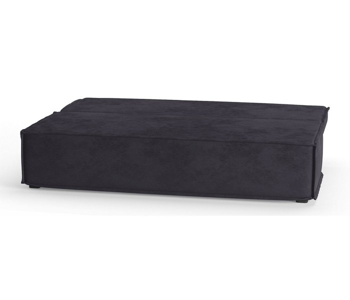 Диван-кровать Ли Рой Лайт в обивке из велюра серого цвета - лучшие Прямые диваны в INMYROOM
