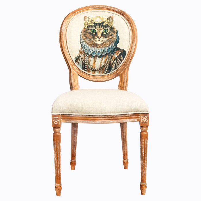 Стул Мисс Кошка Лайт бежевого цвета - купить Обеденные стулья по цене 32000.0
