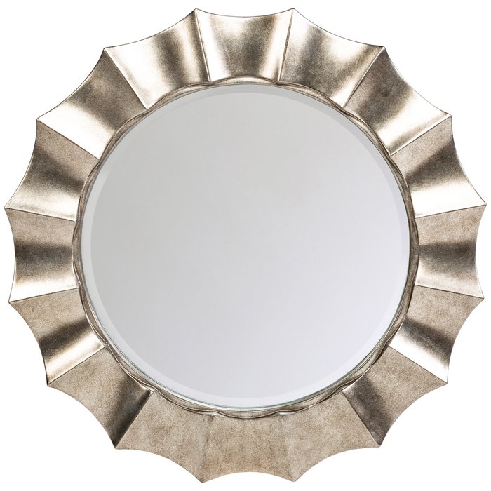 Настенное зеркало Ганновер цвета темного серебра