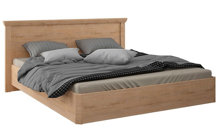 Кровать Магнум 140х200 цвета Дуб Бунратти - лучшие Кровати для спальни в INMYROOM