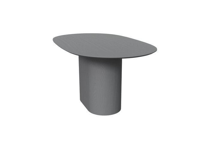Овальный обеденный стол Type 160 серого цвета - лучшие Обеденные столы в INMYROOM