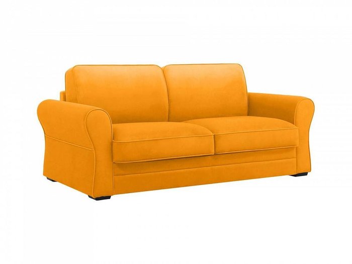 Двухместный диван-кровать Belgian горчичного цвета - купить Прямые диваны по цене 130806.0