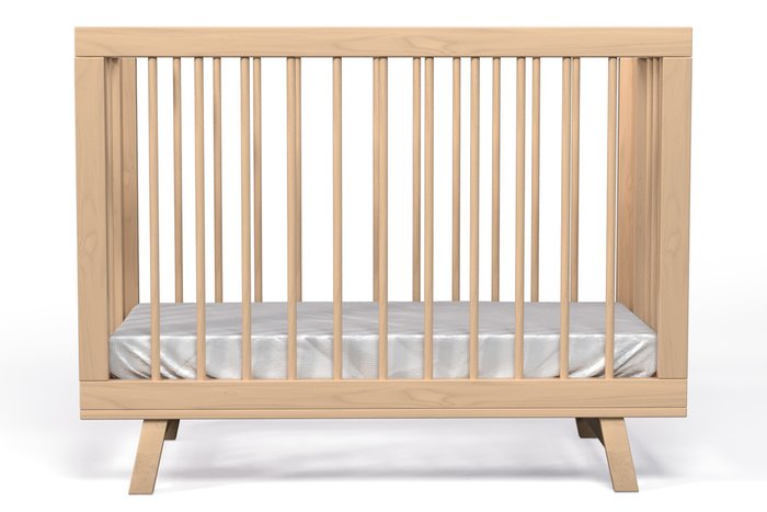 Кроватка для новорожденного Lilla Aria 60х120 бежевого цвета