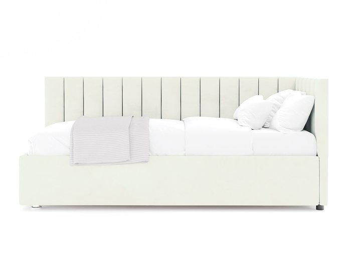 Кровать Negga Mellisa 90х200 белого цвета с подъемным механизмом правая - купить Кровати для спальни по цене 49200.0