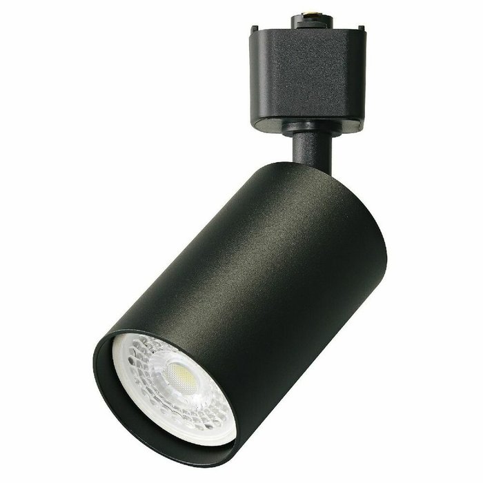 Трековый однофазный светильник Volpe UBL-Q324 GU10 BLACK UL-00012466 Трековый однофазный светильник Volpe UBL-Q324 GU10 BLACK UL-00012466