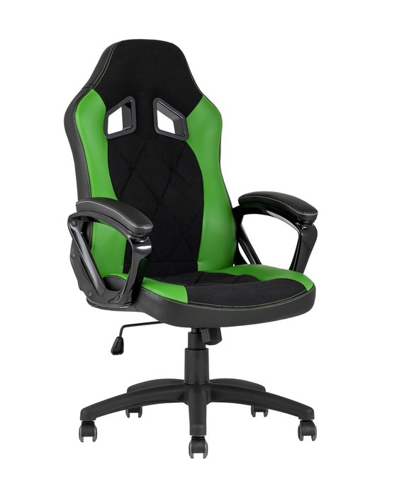 Кресло игровое Top Chairs Skyline черно-зеленого цвета