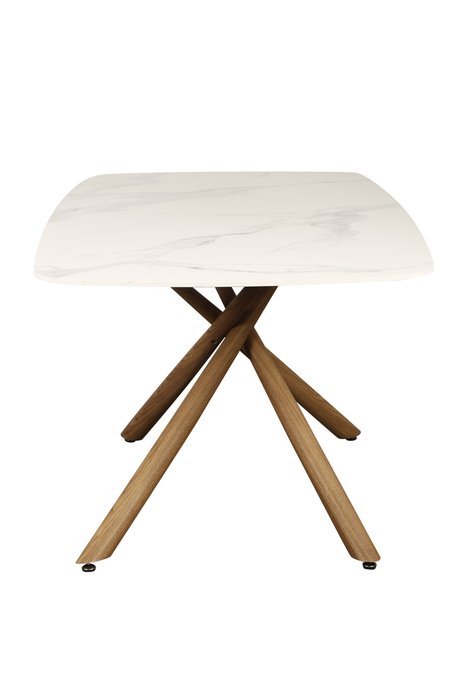 Стол обеденный Неаполь S со столешницей цвета белый мрамор - лучшие Обеденные столы в INMYROOM