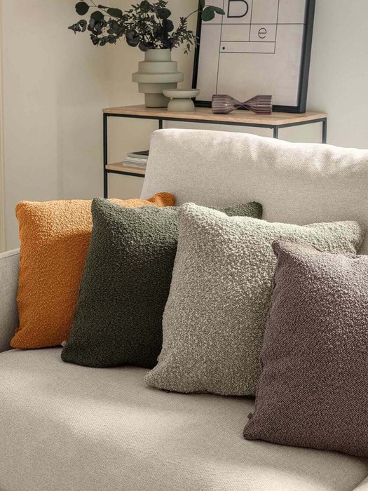Декоративная подушка ZZ Filler белого цвета  - купить Декоративные подушки по цене 1390.0