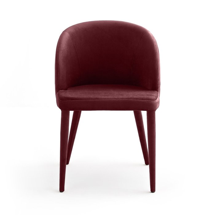 Стул мягкий Anathme красного цвета - купить Обеденные стулья по цене 22393.0
