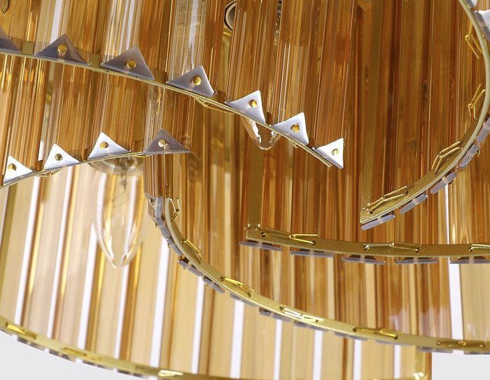 Потолочная люстра Traditional янтарного  цвета - лучшие Потолочные люстры в INMYROOM