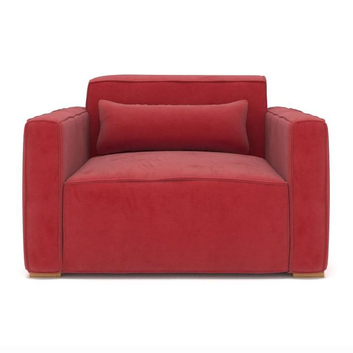 Кресло Cubus красного цвета