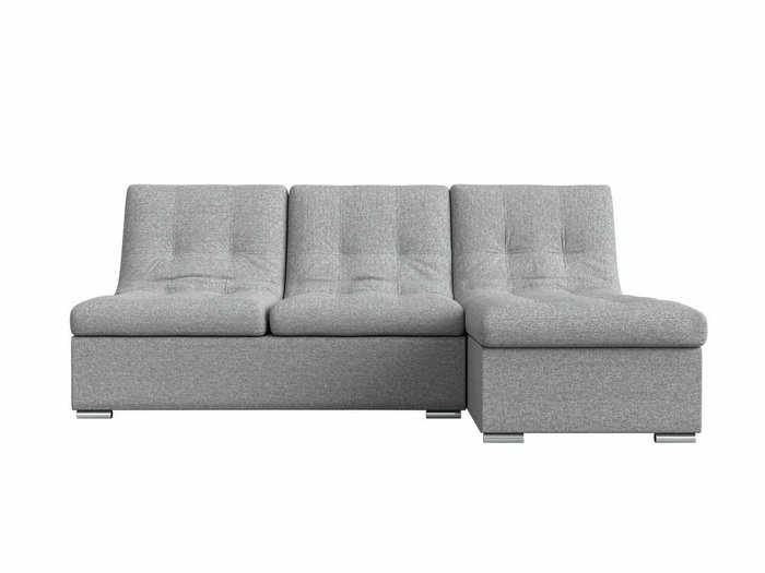 Угловой диван-кровать Релакс серого цвета угол правый - купить Угловые диваны по цене 81999.0