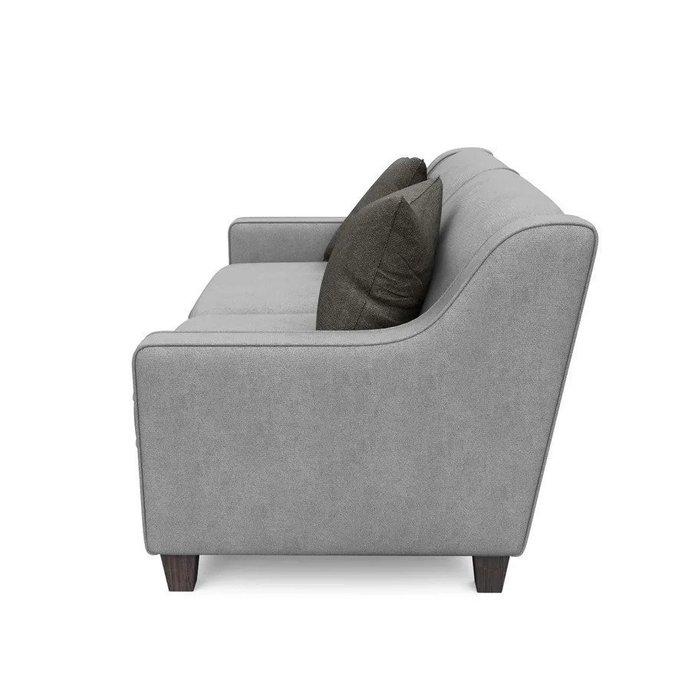 Двухместный диван-кровать Агата M серого цвета - лучшие Прямые диваны в INMYROOM