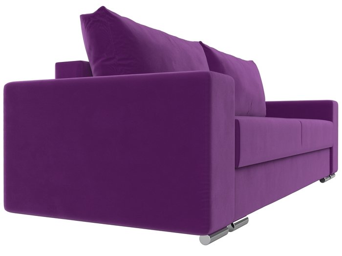 Прямой диван-кровать Дрезден фиолетового цвета - лучшие Прямые диваны в INMYROOM