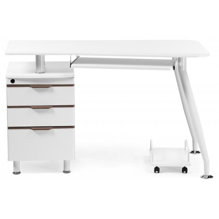 Компьютерный стол Erida белого цвета - купить Письменные столы по цене 17870.0