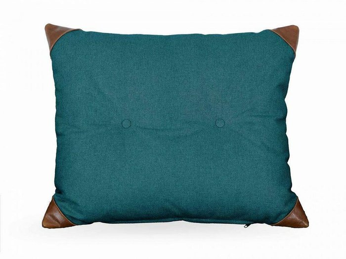 Подушка Chesterfield 60х60 сине-зеленого цвета