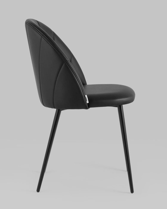 Стул Логан черного цвета - лучшие Обеденные стулья в INMYROOM
