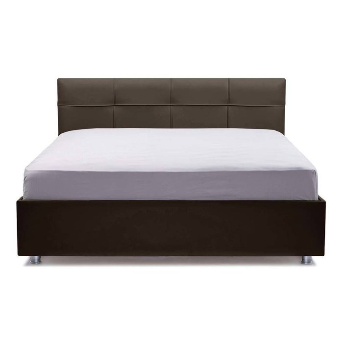 Кровать Гнездо с подъемным механизмом коричневого цвета 160х200 - лучшие Кровати для спальни в INMYROOM