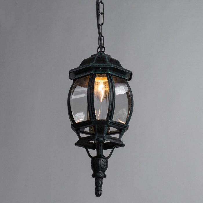 Уличный подвесной светильник Atlanta из металла и стекла - купить Подвесные уличные светильники по цене 1290.0