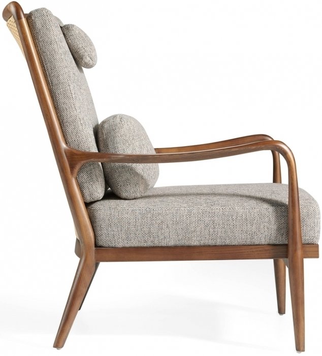 Кресло в обивке из ткани серого цвета - лучшие Интерьерные кресла в INMYROOM