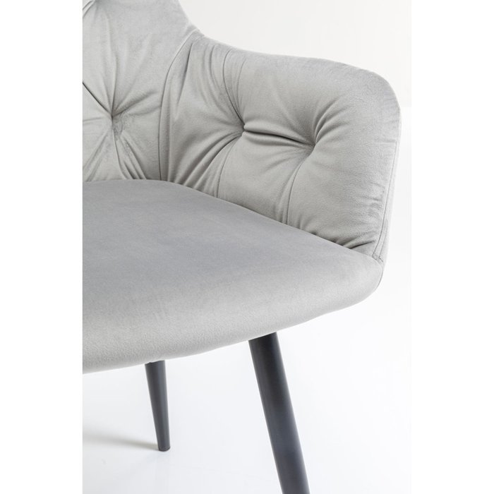 Стул Kira светло-серого цвета - лучшие Обеденные стулья в INMYROOM