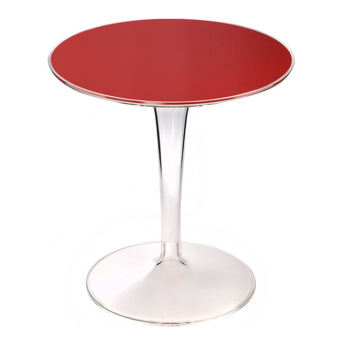 Кофейный стол TipTop с глянцево-красной столешницей  - купить Кофейные столики по цене 25290.0
