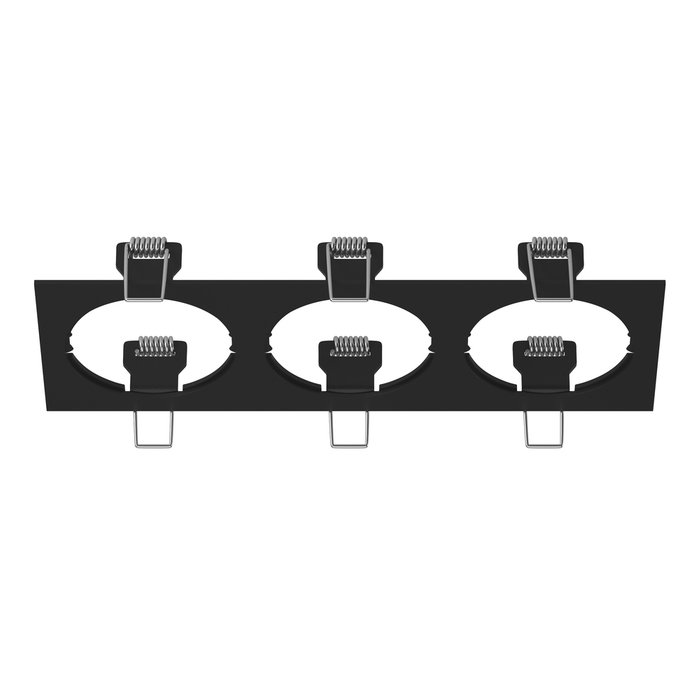 Рамка INTERO 16 Triple QUADRO ЧЕРНЫЙ Рамка INTERO 16 Triple QUADRO ЧЕРНЫЙ