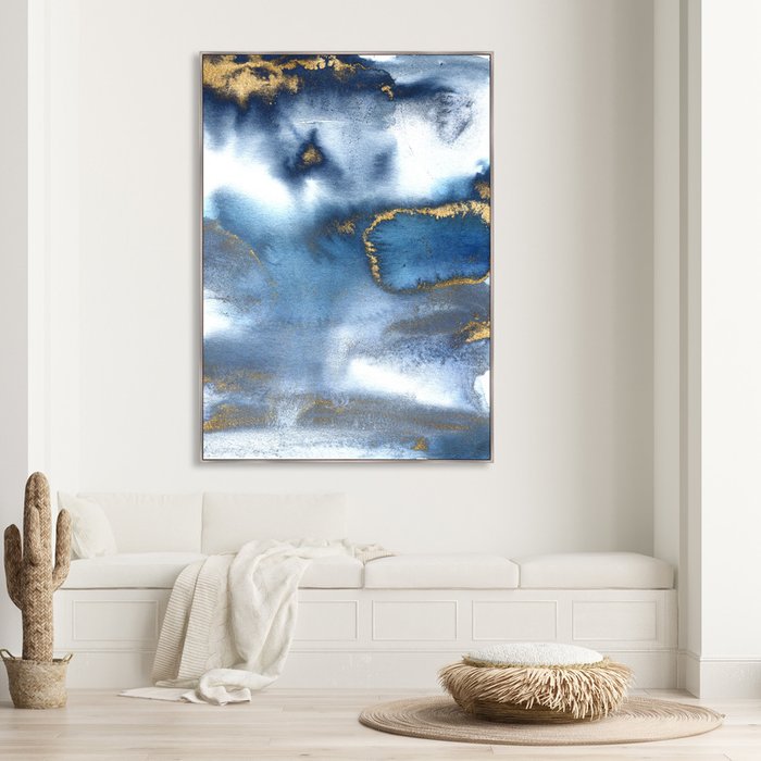 Репродукция картины на холсте The stormy sky above the shore - лучшие Картины в INMYROOM