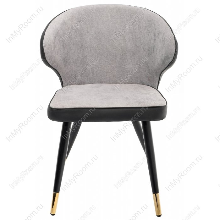 Стул Calipce light grey черно-серого цвета  - купить Обеденные стулья по цене 7020.0