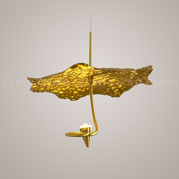 Подвесной светильник Cloyd KIRIBATI P1 латунного цвета Подвесной светильник Cloyd KIRIBATI P1 латунного цвета