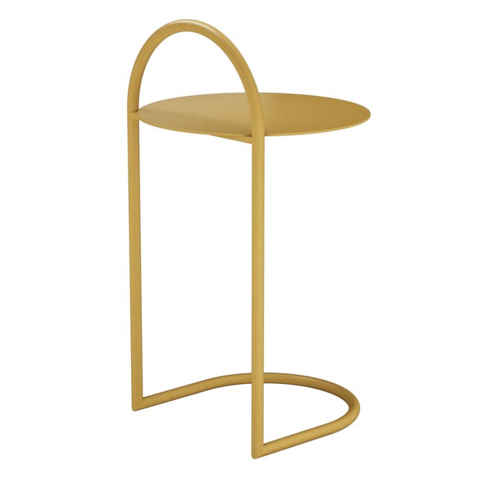Приставной столик Evezer золотого цвета - купить Кофейные столики по цене 9900.0