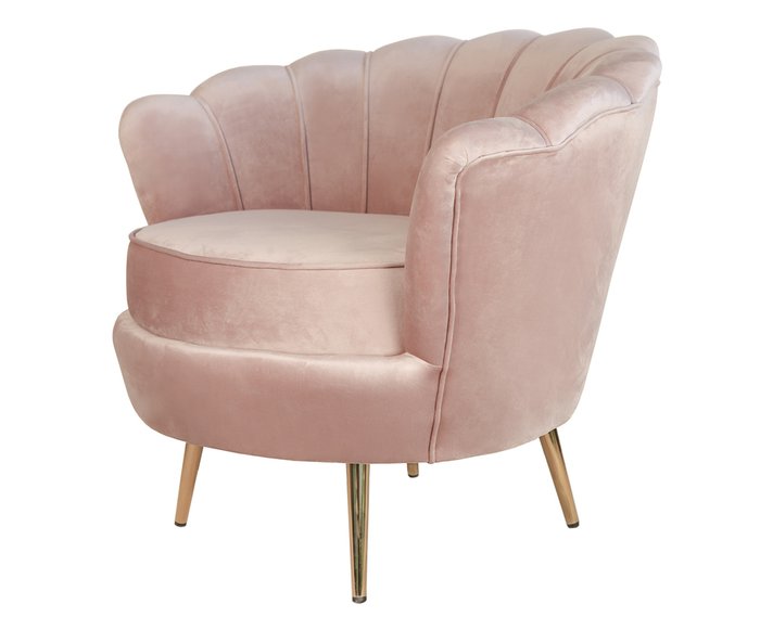 Кресло Pearl розового цвета - купить Интерьерные кресла по цене 33040.0