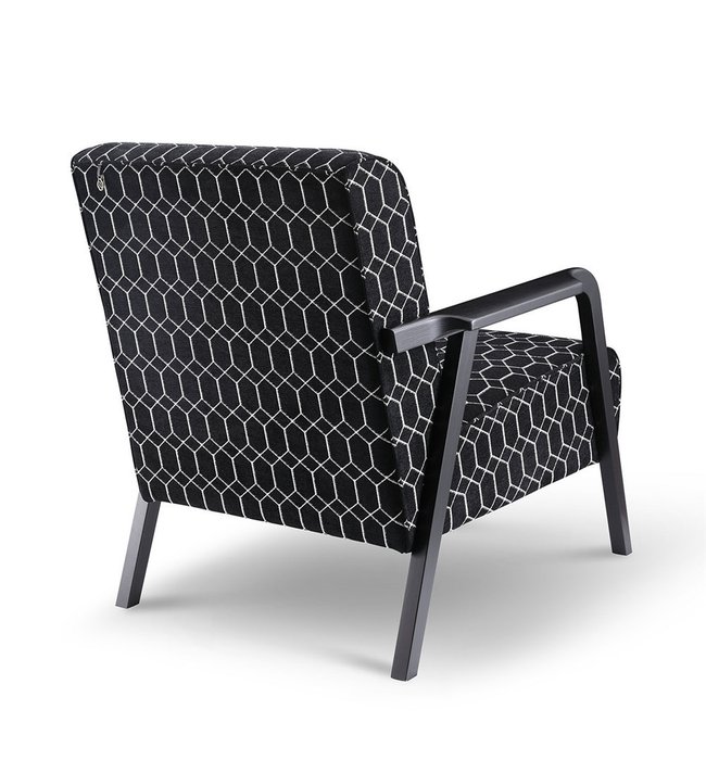 Кресло Квант черного цвета - лучшие Интерьерные кресла в INMYROOM
