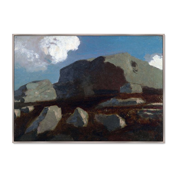 Репродукция картины на холсте Пейзаж со Скалами, около Руана, 1875г. - купить Картины по цене 27999 Репродукция картины на холсте Пейзаж со Скалами, около Руана, 1875г. - купить Картины по цене 27999