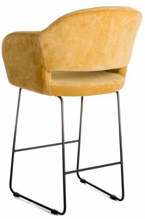 Кресло полубарное Oscar желтого цвета - лучшие Барные стулья в INMYROOM
