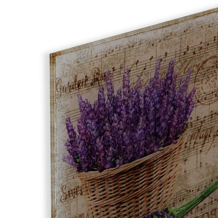 Картина Лаванда Стеклянный 1 x 30 x 30 cm - лучшие Картины в INMYROOM