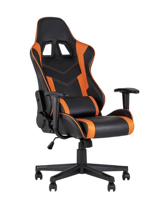 Кресло игровое Top Chairs Impala черно-оранжевого цвета