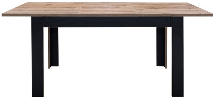 Раздвижной обеденный  стол Блэквуд черно-бежевого цвета - купить Обеденные столы по цене 17900.0