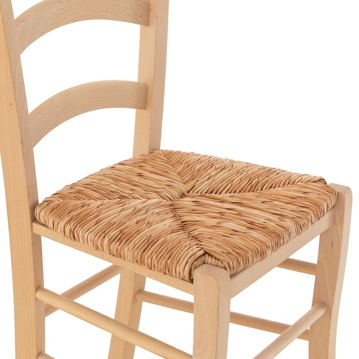 Комплект из двух стульев с плетеным сидением Perrine бежевого цвета - лучшие Обеденные стулья в INMYROOM