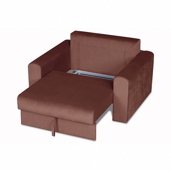 Кресло-кровать Мэдисон Лувр красного цвета - лучшие Интерьерные кресла в INMYROOM