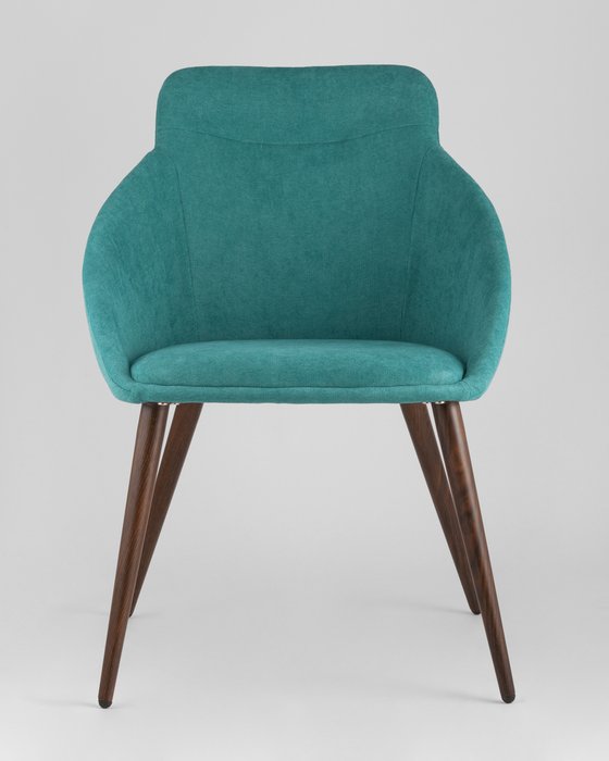 Стул Квини сине-зеленого цвета - купить Обеденные стулья по цене 6499.0