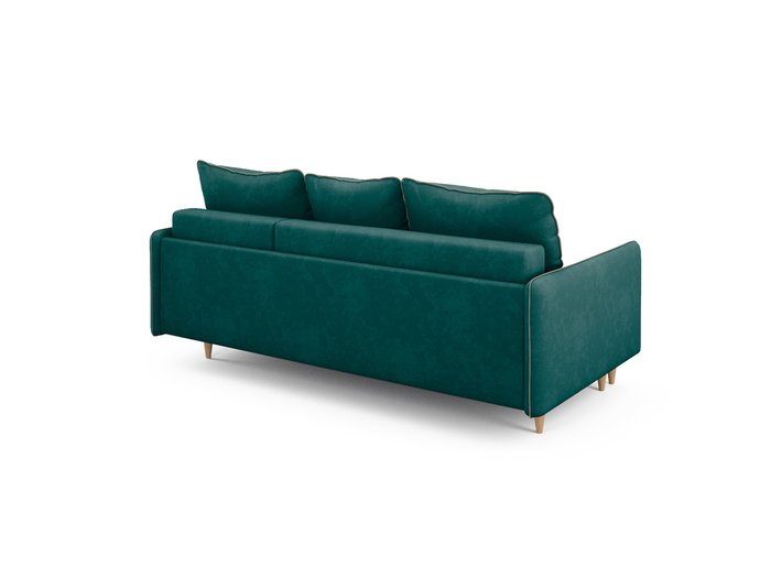 Угловой диван-кровать Ron темно-бирюзового цвета - лучшие Угловые диваны в INMYROOM