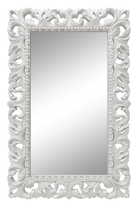 Настенное зеркало Анника Белый глянец