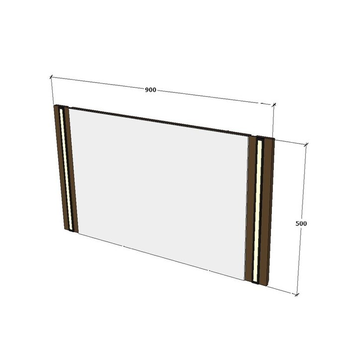 Зеркало настенное Отражение З90.1 цвета Дуб Сонома Светлый - купить Настенные зеркала по цене 11960 Зеркало настенное Отражение З90.1 цвета Дуб Сонома Светлый - купить Настенные зеркала по цене 11960