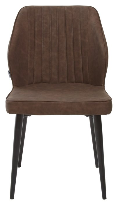 Стул Seattle темно-коричневого цвета (экокожа) - купить Обеденные стулья по цене 6850.0